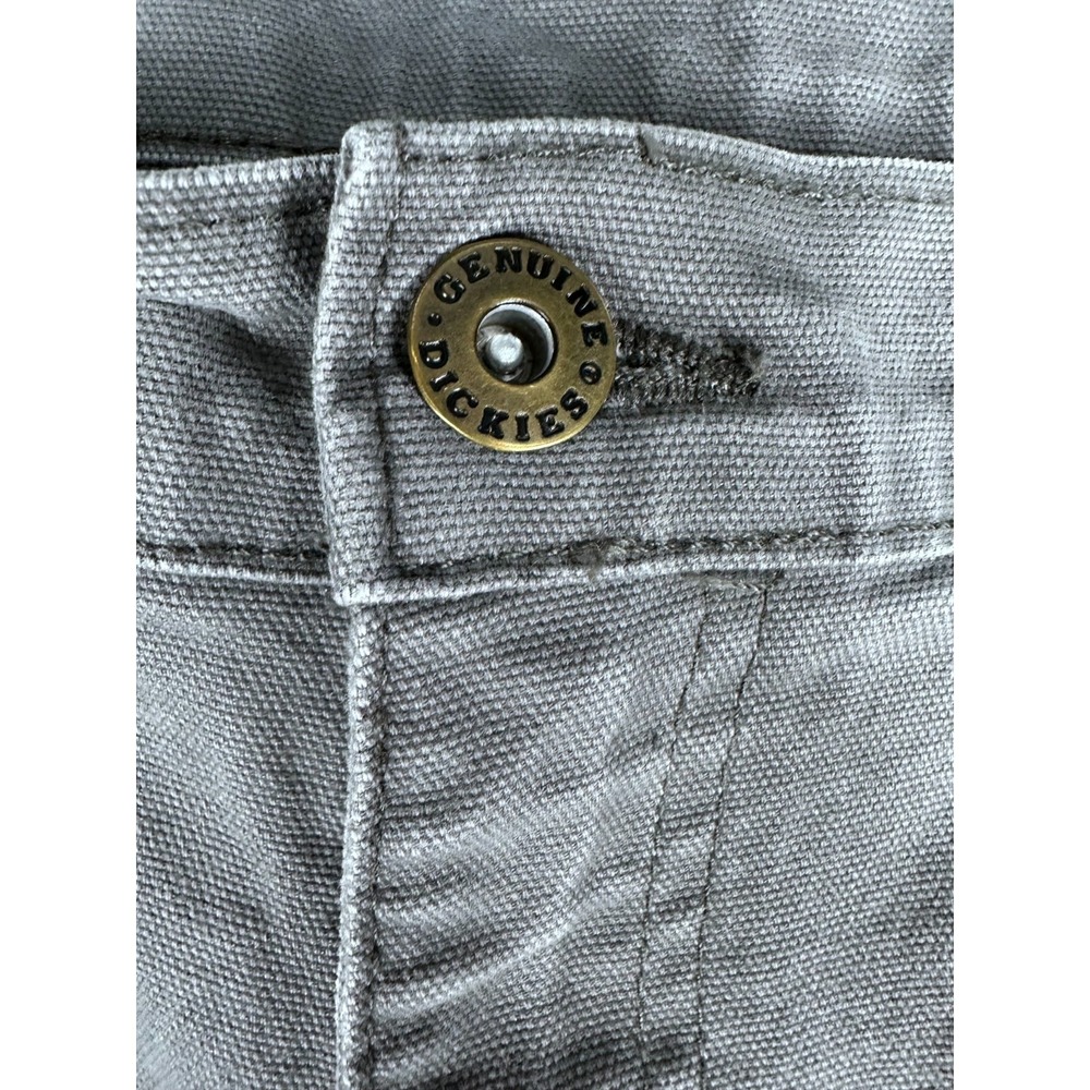 Dickies Denim Shorts Men's Size 34" Waist Regular Fit Grey Utility Carpenter - Picture 3 of 12